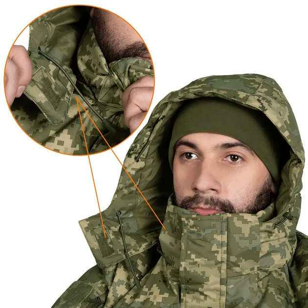 Куртка мужская теплая Patrol System 3.0 7406 Пиксель 2XL (KL1575) - изображение 7
