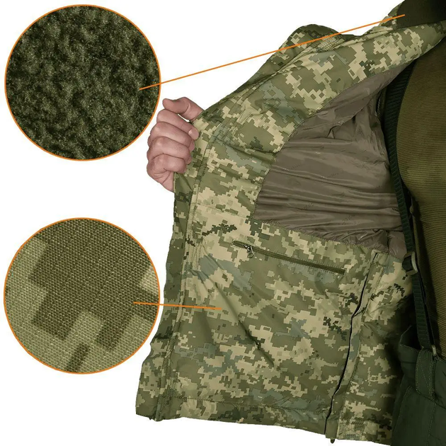 Куртка мужская теплая Patrol System 3.0 7406 Пиксель 2XL (KL1575) - изображение 10
