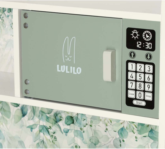 Kuchnia drewniana MDF Lulilo SALIKO z ekspresem 85 cm KX4910 (5903039736658) - obraz 12