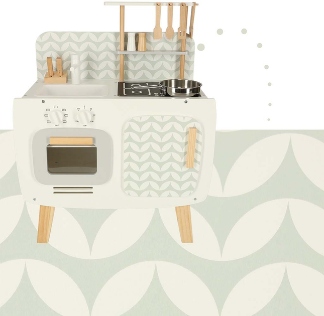 Kuchnia drewniana MDF Lulilo RETRO z akcesoriami 73 cm KX4635 (5903039739246) - obraz 5