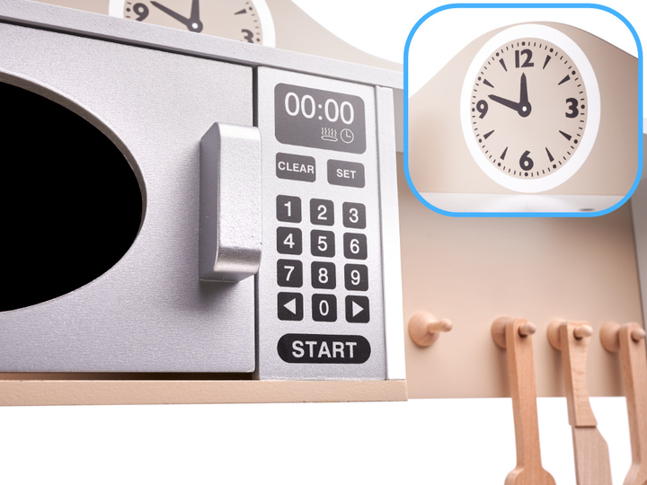 Kuchnia drewniana MDF Lulilo KUKETO z akcesoriami 85 cm KX5548 (5903039727663) - obraz 3