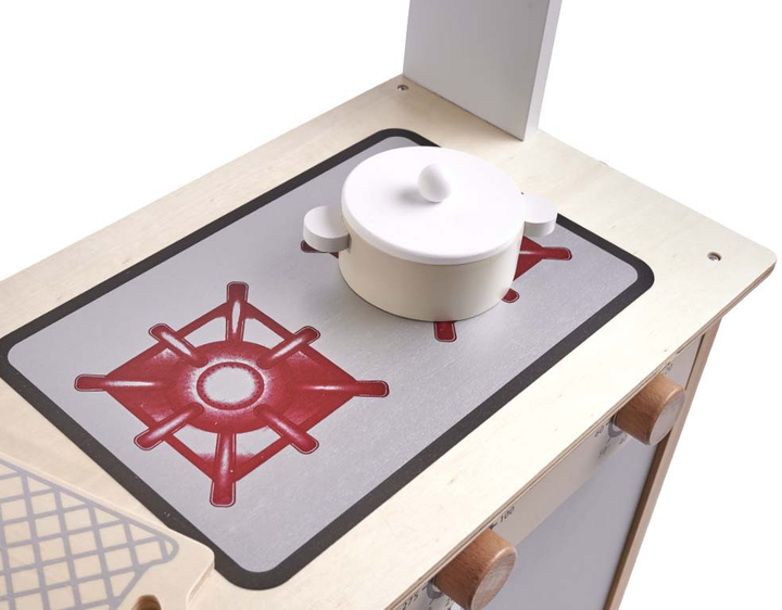 Kuchnia drewniana MDF Lulilo KUKETO z akcesoriami 85 cm KX5548 (5903039727663) - obraz 4