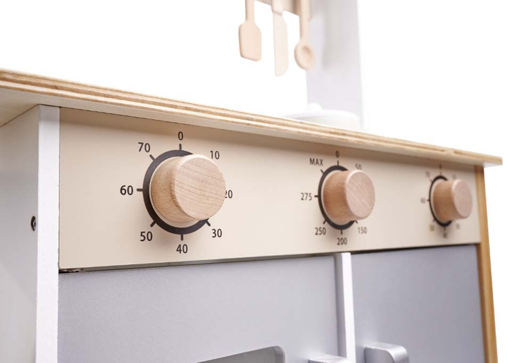 Kuchnia drewniana MDF Lulilo KUKETO z akcesoriami 85 cm KX5548 (5903039727663) - obraz 5