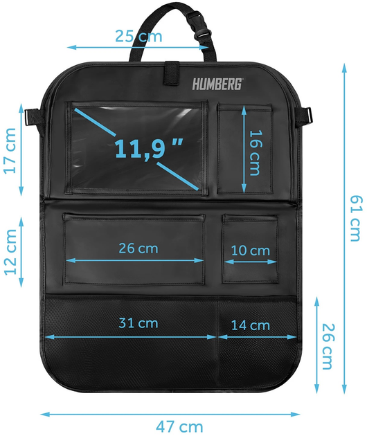 Автомобільний органайзер Humberg HM-993 (5903890625610) - зображення 3