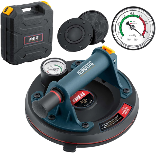 Вакуумна присоска для плиток Humberg HM-161 з насосом до 200 кг (5903890624859) - зображення 5