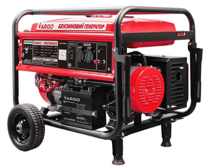 ​​​​​​​Бензиновый генератор VARGO VRG7500CE (117757) - изображение 8