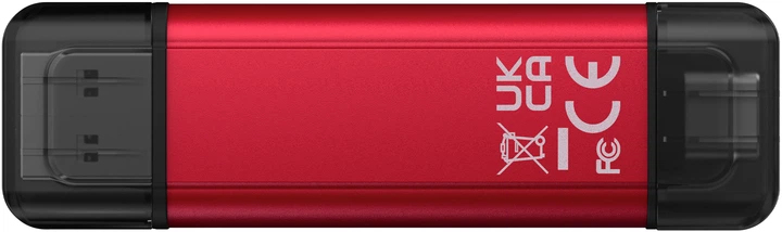 SSD диск Kingston Dual Portable SSD 512GB USB 3.2 Gen 2 Red (SPSD/512GB) - зображення 5