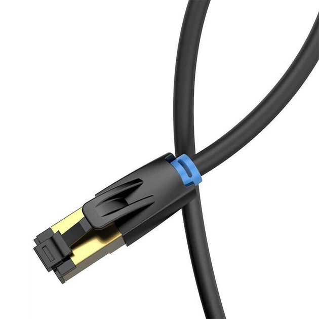 Патч-корд Vention CAT8 S/FTP 1.5 м Black (IKABG) - зображення 3