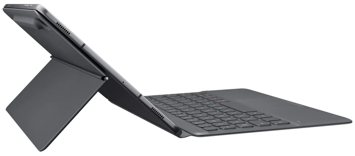 Чохол-клавіатура Book Cover Keyboard для Samsung Galaxy Tab S6 10.5 (T860/T865/T866) Gray ENG/UKR (EF-DT860BJRGRU) - изображение 9