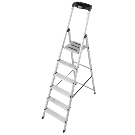 Драбина KRAUSE Safety 6 сходинок 126344 - Фото 1 Драбина KRAUSE Safety 6 сходинок 126344 - зображення 1