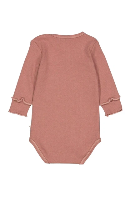 Дитяче боді для дівчинки Green Cotton 86 см Кавовий (25111216B) - Фото 2 Дитяче боді для дівчинки Green Cotton 86 см Кавовий (25111216B) - изображение 2