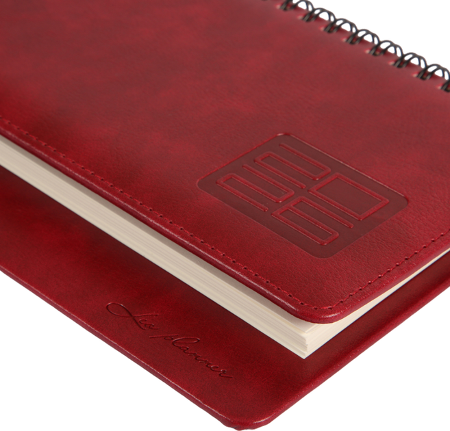 Планинг настольный датированный 2026 (30х14см, бордовый) Leo Planner Persona 252656 - Фото 2 Планинг настольный датированный 2026 (30х14см, бордовый) Leo Planner Persona 252656 - изображение 2