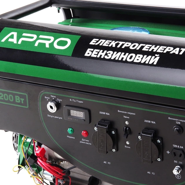 Генератор бензиновий 4-х тактний 3.0/3.2 кВт (електро запуск) APRO (852105) - изображение 3