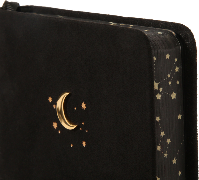 Ежедневник датированный 2026 (А6, твердая обложка, черный) Leo Planner Luna 252706 - изображение 2