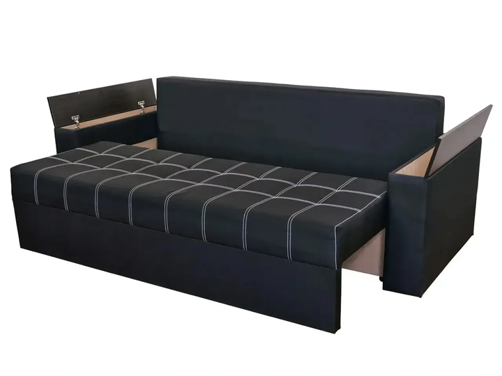 Диван Комфорт 235×98 см, черный - изображение 6