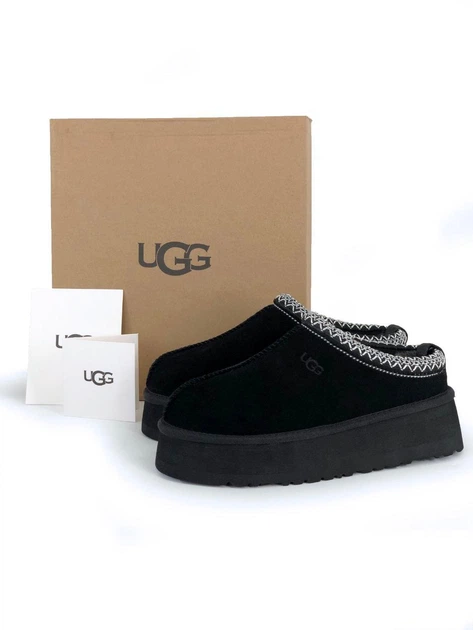 Жіночі чоботи Ugg Tasman Platform Chestnut Black Розмір 41 - изображение 3