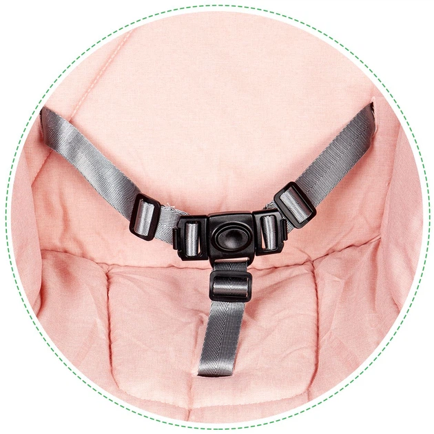 Стільчик для годування EcoToys складний Рожевий (5903089066163) - зображення 13