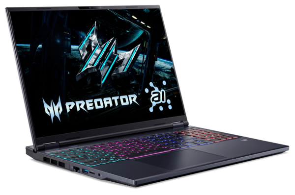 Ноутбук Acer Predator Helios Neo 16 AI PHN16-73-72XL (NH.QX5EU.00M) / 16" / Intel Core Ultra U7 255HX / 16 ГБ / 512 ГБ SSD / RTX 5070 - изображение 2
