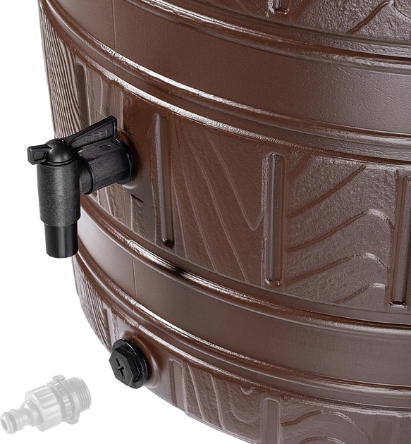 Zbiornik na deszczówkę Kadax Onigo 265L Brązowy - obraz 6