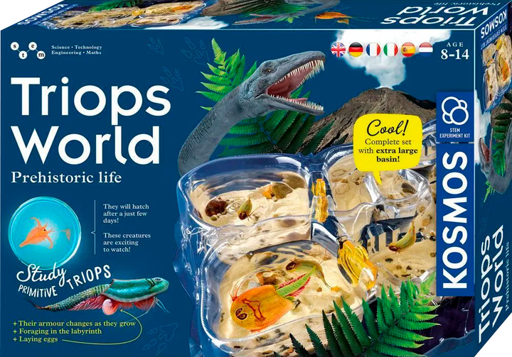 Набір для дослідження Kosmos Triops World Світ Щитнів (616748) (4002051616748) - зображення 1
