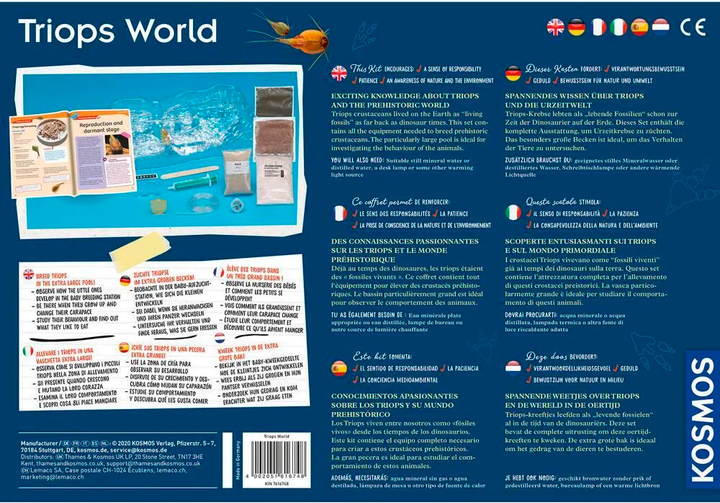 Набір для дослідження Kosmos Triops World Світ Щитнів (616748) (4002051616748) - зображення 4