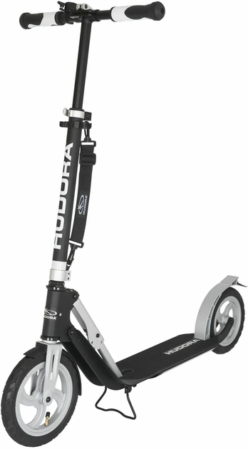 Самокат Hudora Big Wheel Air 230 Чорний (14031) (4005998140383) - зображення 1