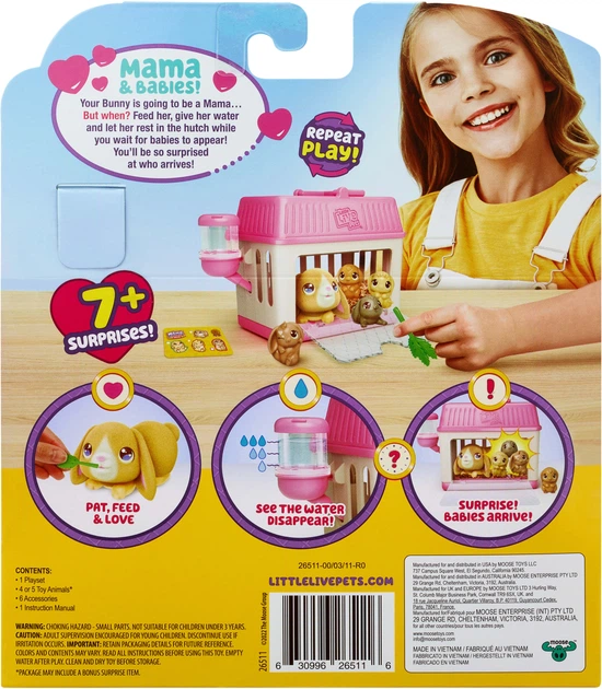 Zestaw do zabawy Moose Mama-niespodzianka Królik (26511) (630996265116) - obraz 2