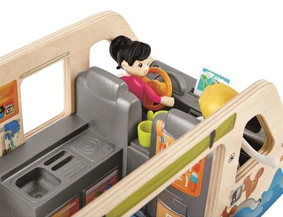 Zestaw do zabawy Hape Furgon przygodowy (E3407) (6943478029736) - obraz 2