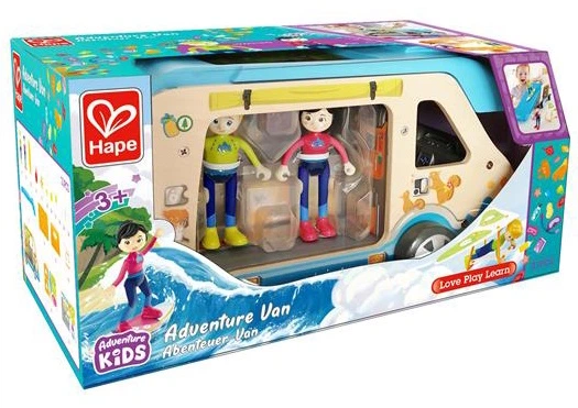 Zestaw do zabawy Hape Furgon przygodowy (E3407) (6943478029736) - obraz 1