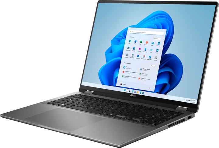 Laptop ASUS VivoBook 16 Flip TP3607SH-RJ013W (90NB15S1-M001F0) Matte Gray - obraz 4