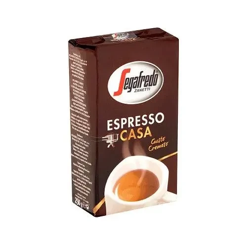 Кофе молотый Segafredo Espresso Casa 250г темной обжарки купаж робуста арабика (КМ-00192) - Фото 1 Кофе молотый Segafredo Espresso Casa 250г темной обжарки купаж робуста арабика (КМ-00192) - изображение 1