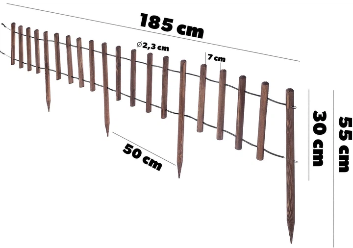 Płot ogrodowy Kadax Dalum K8983 - obraz 2