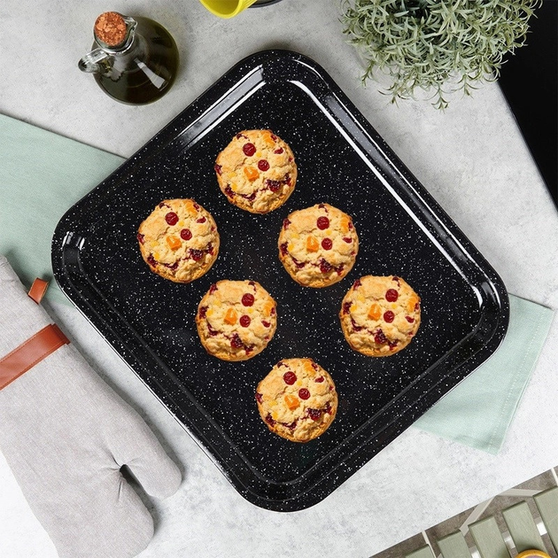 Blacha do piekarnika Orion emaliowana 41.5 x 37 cm (8592381092900) - obraz 4