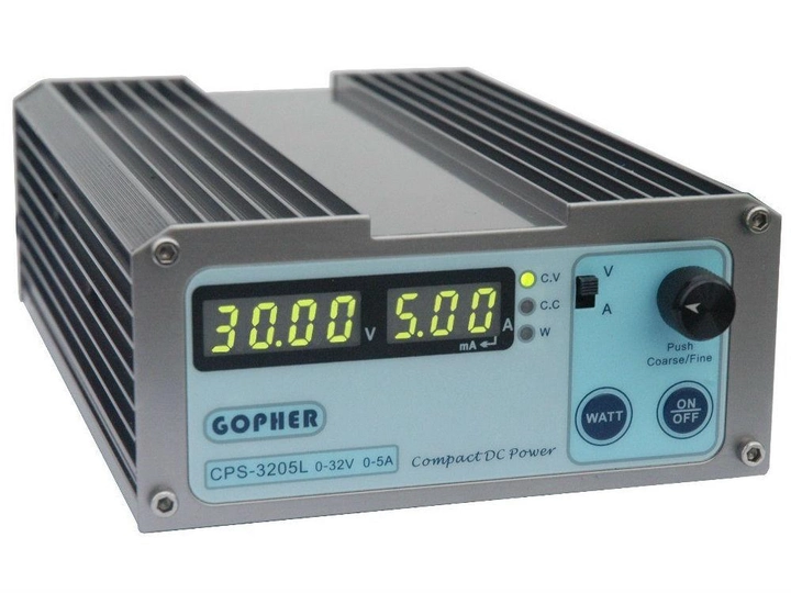 Регулируемый блок питания Gophert CPS-3205 AC DC 0-32V 160 Вт (1002-857-01) - изображение 1