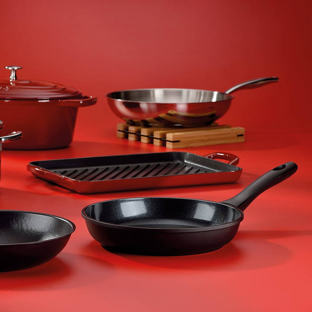 Patelnia Kela Atura ceramiczna 20 cm Czarna (4025457151637) - obraz 5