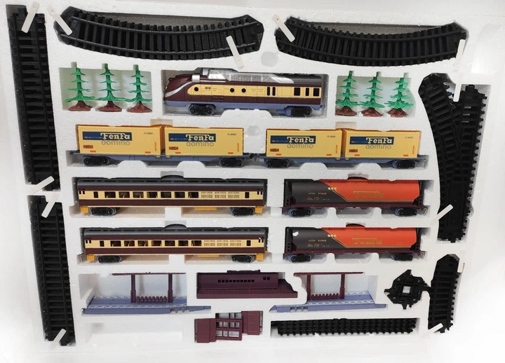 Велика дитяча залізниця FENFA Railcar Series, локомотив та 6