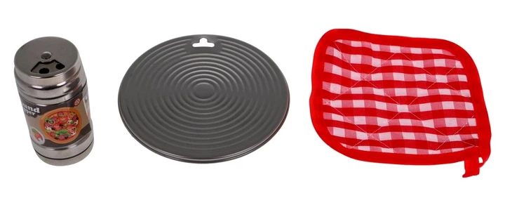 Mega zestaw kuchenny Metalowe garnki + Przybory kuchenne + Jedzenie 30 elementów ZDZ.555-BX050 (5903864954364) - obraz 6