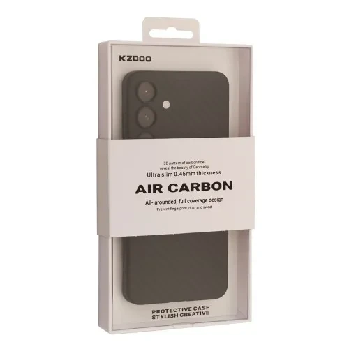 Чохол KZDOO Air Carbon for Samsung S24 Black - Фото 1 Чохол KZDOO Air Carbon for Samsung S24 Black - изображение 1
