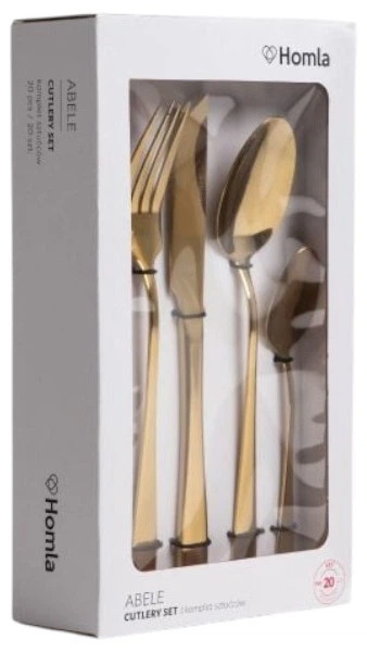 Набір столових приборів Homla Abele 20 елементів (5906496721885) - зображення 3