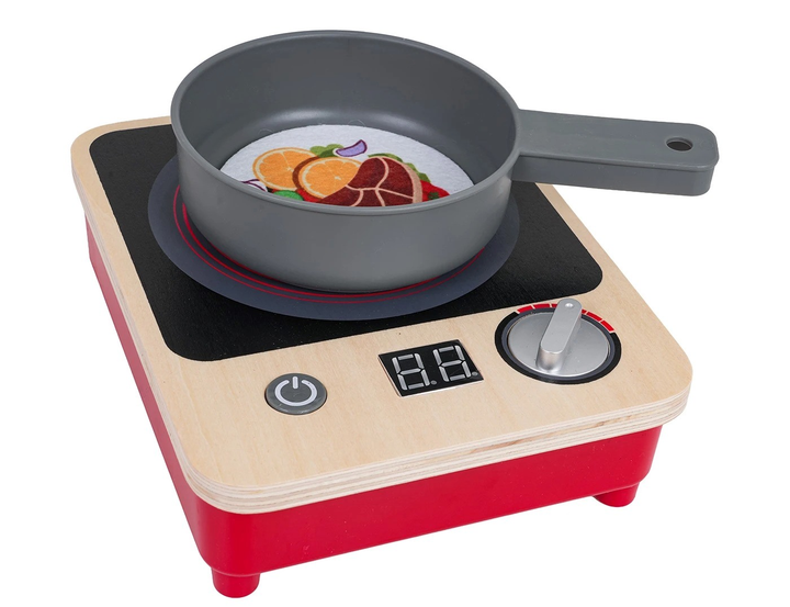 Zestaw zabawkowy Drewniana kuchenka + akcesoria ZDZ.818-506 (5903864970135) - obraz 4