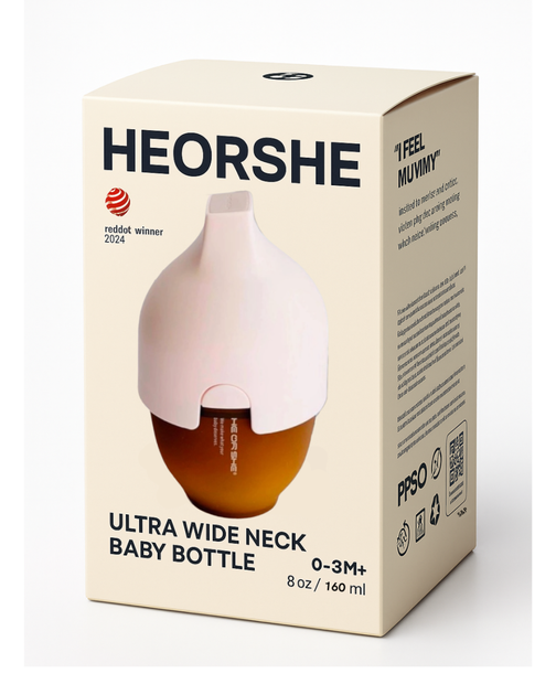 Бутылочка антиколиковая HEORSHE new Pink , 160 мл - изображение 2