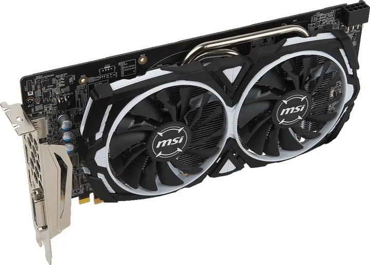 Відеокарта MSI AMD Radeon RX 580 8Gb (Radeon RX 580 ARMOR 8G OC) GDDR5, 256 bit, PCI-E 3.0 x16 - Б/У - изображение 3