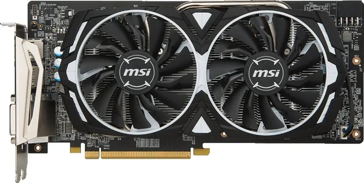 Відеокарта MSI AMD Radeon RX 580 8Gb (Radeon RX 580 ARMOR 8G OC) GDDR5, 256 bit, PCI-E 3.0 x16 - Б/У - изображение 5