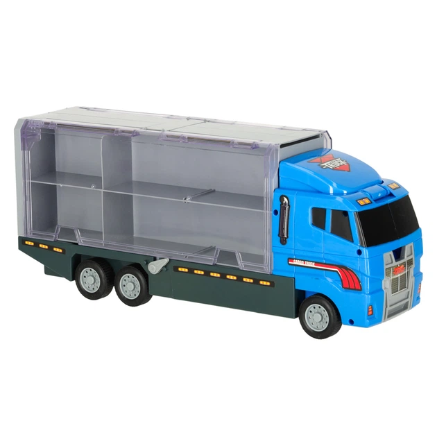 Transporter ciężarówka KIK TIR wyrzutnia + metalowe auta policja (5903039704077) - obraz 6