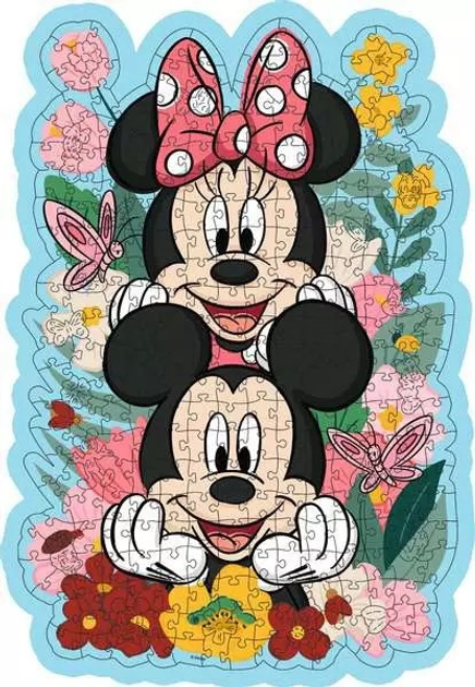 Puzzle drewniane Ravensburger Myszka Mickey and Minnie 300 elementów 12000762 (4005555007623) - obraz 2