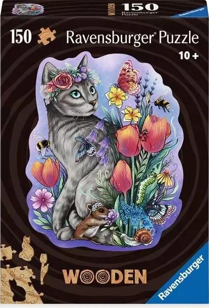 Дерев'яний пазл Ravensburger Кіт 150 елементів 12000757 (4005555007579) - зображення 1