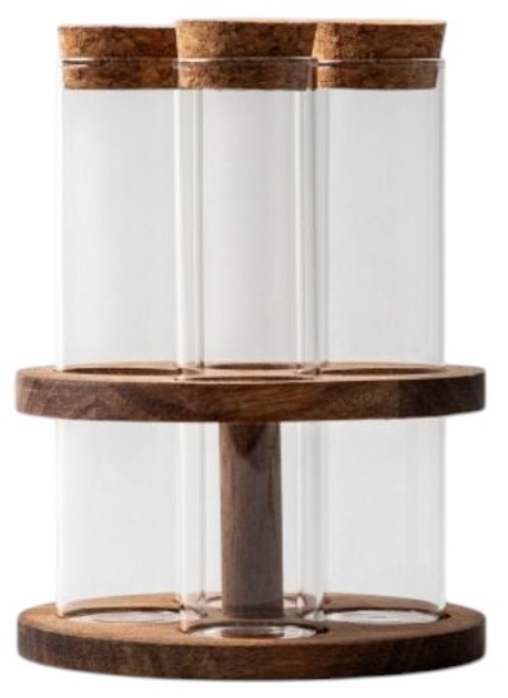 Zestaw przyprawników Homla Alzarsi na stojaku 5 elementów (5906496730115) - obraz 1