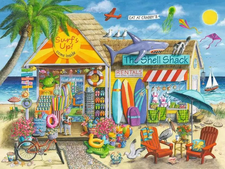 Пазл Ravensburger Surf’s Up! 1500 елементів 12001449 (4005555014492) - зображення 2