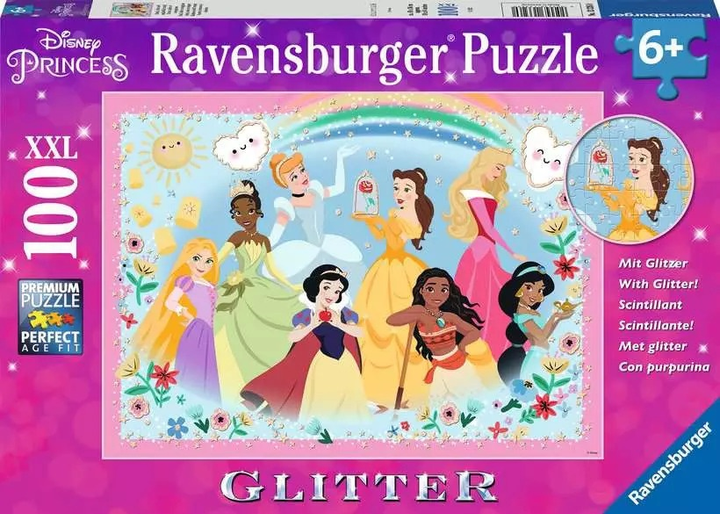 Пазл Ravensburger Принцеси Діснея 100 елементів 13326 (4005556133260) Ravensburger - зображення 1