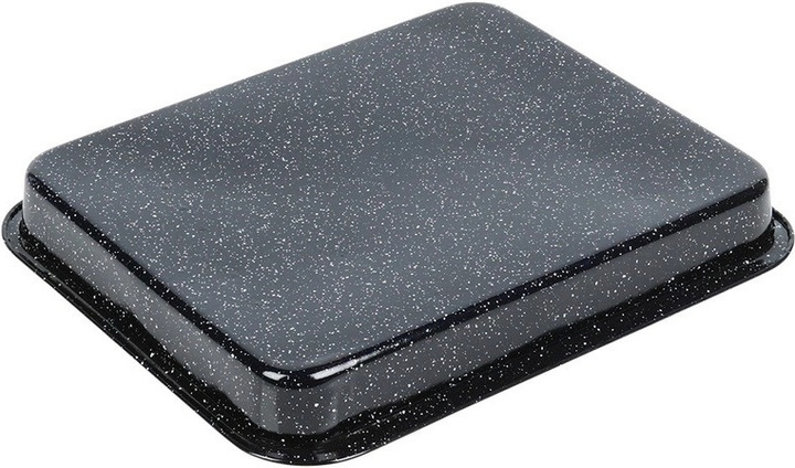 Brytfanna do piekarnika Orion Grande granitowa prostokątna 39.5 x 33.5 x 4.5 cm (8592381144425) - obraz 6